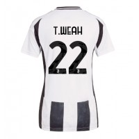 Maglia Calcio Juventus Timothy Weah #22 Prima Divisa Donna 2024-25 Manica Corta